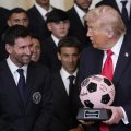 Donald Trump y Lionel Messi