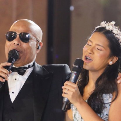 Rubby Pérez y Ana Beatriz en su último cumpleaños