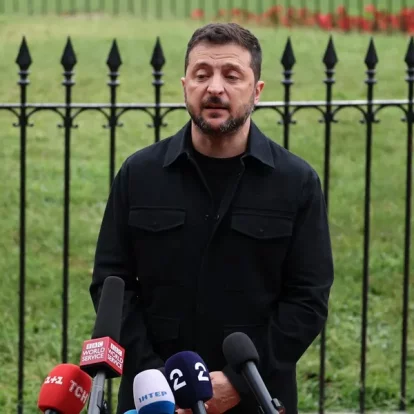 El presidente de Ucrania, Volodímir Zelenski. EFE/ Octavio Guzmán