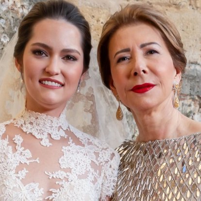 Alexandra Grullón y Melba Segura de Grullón