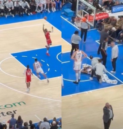 Jalen Williams sale en camilla tras una escalofriante lesión en el OKC-Clippers