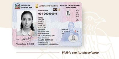 Nueva cédula de identidad de la República Dominicana