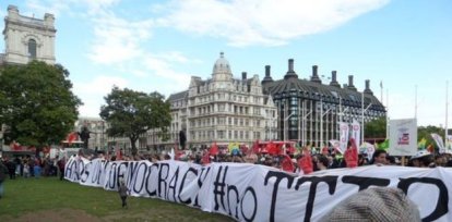 Protestas Londres,Protestas Londres