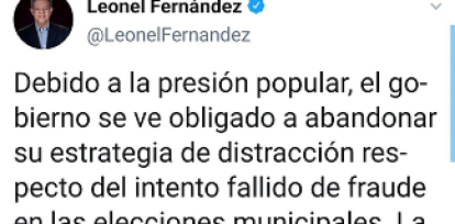 Leonel Fernández: Presión popular obligó a Gobierno abandonar estrategia de distracción,Leonel Fernández: Presión popular obligó a Gobierno abandonar estrategia de distracción
