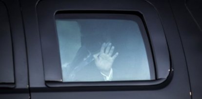 Trump en la caravan presidencial,Trump en la caravan presidencial