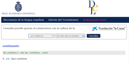 Fundéu le explica a Milagros Germán el significado de la palabra «continente»,Fundéu le explica a Milagros Germán el significado de la palabra «continente»