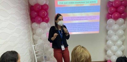 MMujer concientiza colaboradoras de Loteka sobre Cáncer de Mama,MMujer concientiza colaboradoras de Loteka sobre Cáncer de Mama