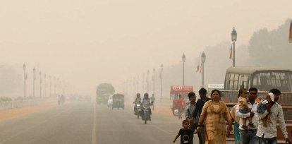 La contaminación sumerge a Nueva Delhi en una niebla tóxica,La contaminación sumerge a Nueva Delhi en una niebla tóxica