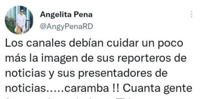 Ángeles Peña responde tras polémico tweet sobre gente fea en TV,Ángeles Peña responde tras polémico tweet sobre gente fea en TV