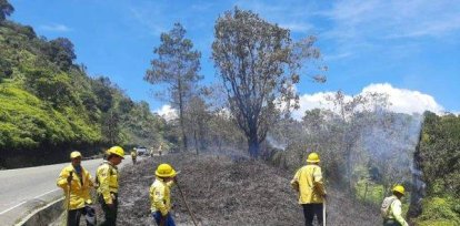 Mimarena dice termina sofocar fuego Valle Nuevo; responsable será sometido,Mimarena dice termina sofocar fuego Valle Nuevo; responsable será sometido