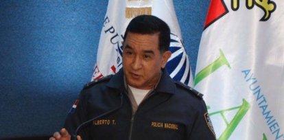 Mayor general Eduardo Alberto Then, director general de la PN.,Mayor general Eduardo Alberto Then, director general de la PN.