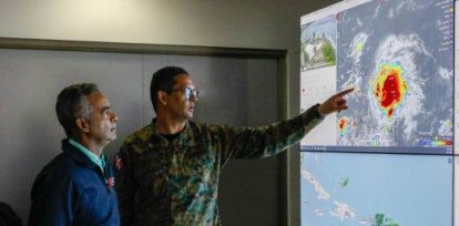 Ministro de la Presidencia supervisando acciones de contingencia del 9-1-1.,Ministro de la Presidencia supervisando acciones de contingencia del 9-1-1.