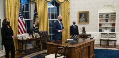 55% desaprueba trabajo de Biden como presidente,55% desaprueba trabajo de Biden como presidente