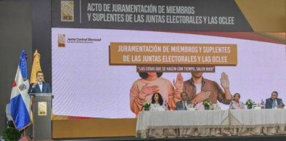 JCE juramenta a 1,617 miembros de juntas electorales y de las OCLEE,JCE juramenta a 1,617 miembros de juntas electorales y de las OCLEE