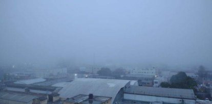 Fotos y videos: Santo Domingo amanece bajo neblina,Fotos y videos: Santo Domingo amanece bajo neblina