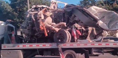 Accidente en Quita Sueño | Video muestra estado de autobús impactado,Accidente en Quita Sueño | Video muestra estado de autobús impactado