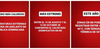 ¡Prepárense! De ahora en adelante llegan temperaturas extremas de calor,¡Prepárense! De ahora en adelante llegan temperaturas extremas de calor