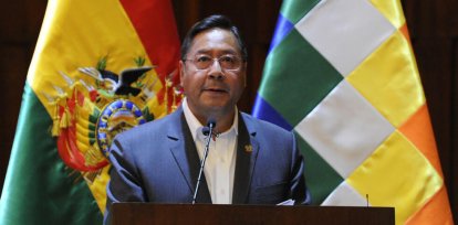 El presidente de Bolivia, Luis Arce, hace uso de la palabra  durante la presentación del informe final del Grupo Interdisciplinario de Expertos Independientes (GIEI-Bolivia) sobre los hechos de 2019 en Bolivia después de la renuncia y posterior huida de Evo Morales por los resultados de las elecciones generales de octubre de 2019 en La Paz el 17 de Agosto de 2021,El presidente de Bolivia, Luis Arce, hace uso de la palabra  durante la presentación del informe final del Grupo Interdisciplinario de Expertos Independientes (GIEI-Bolivia) sobre los hechos de 2019 en Bolivia después de la renuncia y posterior huida de Evo Morales por los resultados de las elecciones generales de octubre de 2019 en La Paz el 17 de Agosto de 2021