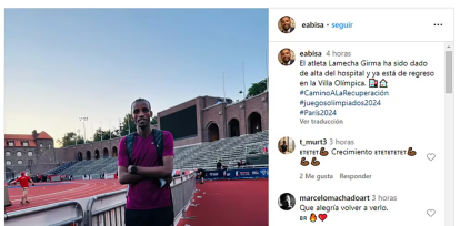 París 2024: ¿Cómo sigue el corredor Lamecha Girma tras la caída que lo dejó inconsciente en los 3000 metros?,París 2024: ¿Cómo sigue el corredor Lamecha Girma tras la caída que lo dejó inconsciente en los 3000 metros?