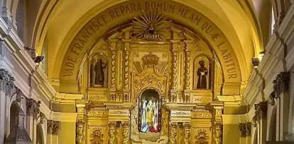 Imagen de la Virgen del Carmen de Cuyo en la Basílica de San Francisco en Mendoza,Imagen de la Virgen del Carmen de Cuyo en la Basílica de San Francisco en Mendoza