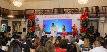 Primera dama da la bienvenida a la Navidad con encendido del árbol navideño en Palacio Nacional,Primera dama da la bienvenida a la Navidad con encendido del árbol navideño en Palacio Nacional