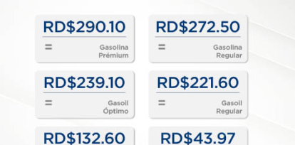 Así están los precios de los combustibles para la primera semana de noviembre,Así están los precios de los combustibles para la primera semana de noviembre