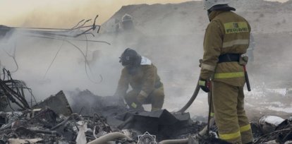 Se estrella un avión de pasajeros en Kazajistán,Se estrella un avión de pasajeros en Kazajistán