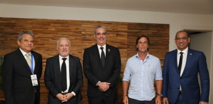 Presidente Abinader regresa a República Dominicana tras visita a Uruguay,Presidente Abinader regresa a República Dominicana tras visita a Uruguay