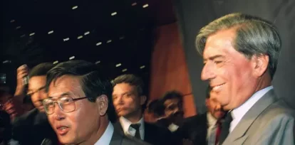 Alberto Fujimori y Mario Vargas Llosa,Alberto Fujimori y Mario Vargas Llosa