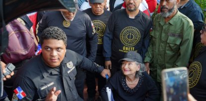 En fotos la concentración de la Antigua Orden en el Parque Independencia en contra de la migración haitiana,En fotos la concentración de la Antigua Orden en el Parque Independencia en contra de la migración haitiana