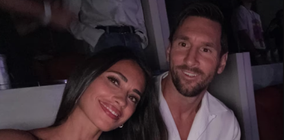 El divertido momento de Lionel Messi y Antonela con la kiss cam de Coldplay ,El divertido momento de Lionel Messi y Antonela con la kiss cam de Coldplay