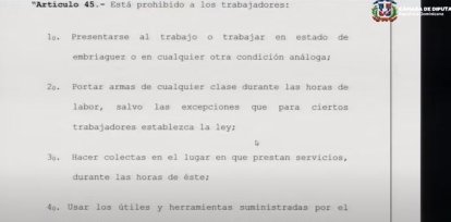 Nuevo Código Laboral propone un descanso a la semana obligatorio,Nuevo Código Laboral propone un descanso a la semana obligatorio