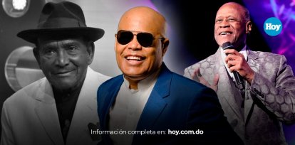 Joseíto Mateo, Rubby Pérez, Johnny Ventura, tres grandes figuras del merengue dominicano.