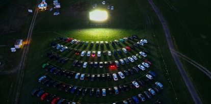 Un autocine en Marl, Alemania, una de las actividades que tuvo un revival a partir de las restricciones impuestas por la pandemia (6 de abril),Un autocine en Marl, Alemania, una de las actividades que tuvo un revival a partir de las restricciones impuestas por la pandemia (6 de abril)
