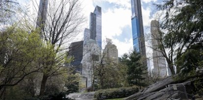 Un mapache camina por un desértico Central Park en una Nueva York en cuarentena (16 de abril) ,Un mapache camina por un desértico Central Park en una Nueva York en cuarentena (16 de abril)