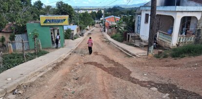 Las calles están en malas condiciones.