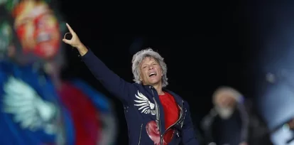 El cantante Bon Jovi. EFE/Marcelo Sayão