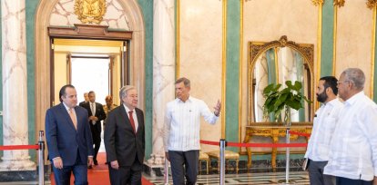 António Guterres agradece apoyo de República Dominicana y afirma que restablecer la seguridad en Haití es una prioridad absoluta