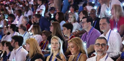 El público respaldó con su presencia y entusiasmo el acto inaugural de los XXV Juegos Centroamericanos y del Caribe.