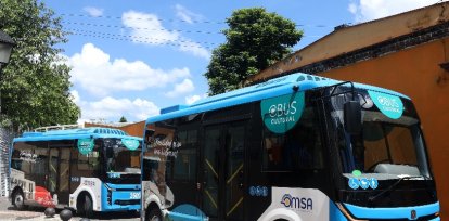Autobuses Ruta de Electromovilidad.