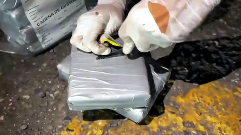 DNCD incauta 42 paquetes de presunta cocaína en el Puerto Caucedo