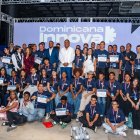 Los jóvenes beneficiados.