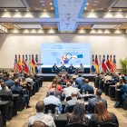 El estadounidense Daniel R. Alonzo y los dominicanos Ángel Brito Pujols y Ramón Núñez participaron en un panel moderado por el procurador adjunto Wilson Camacho en el congreso “Lucha contra la corrupción: desafíos y oportunidades en RD y la región”