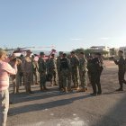 Plana mayor de las Fuerzas Armadas recorre la frontera