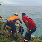 Rescatan pescador que cayó al Mar Caribe en Santo Domingo Este