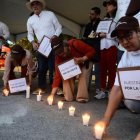 Grupo reclama justicia.