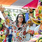 Roldán fue parte de los asistentes al carnaval.