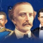 Los padres de la Patria Duarte,  Sánchez y Mella.