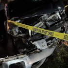 Vehículo en el que se desplazaban los asaltantes de la joyería Popi Oro