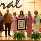 La alcaldesa del Distrito Nacional felicitó a las mujeres reconocidas en el evento y subrayó que el progreso del país exige fortalecer el liderazgo femenino.